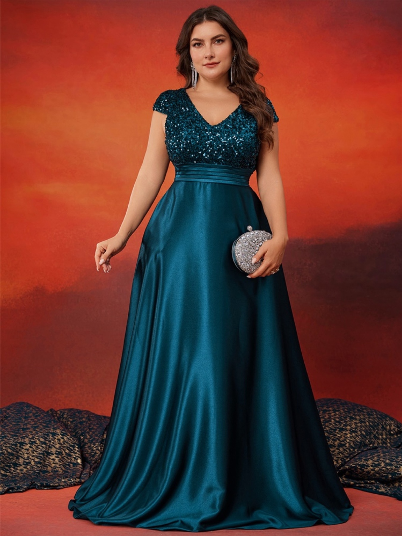 floor length evening dresses plus size GINA Formal Dress main image 1