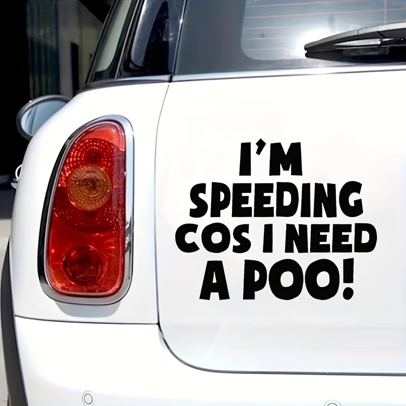Pee Pee Poo Poo Funny Bumper Sticker Car Sticker Decals For Car