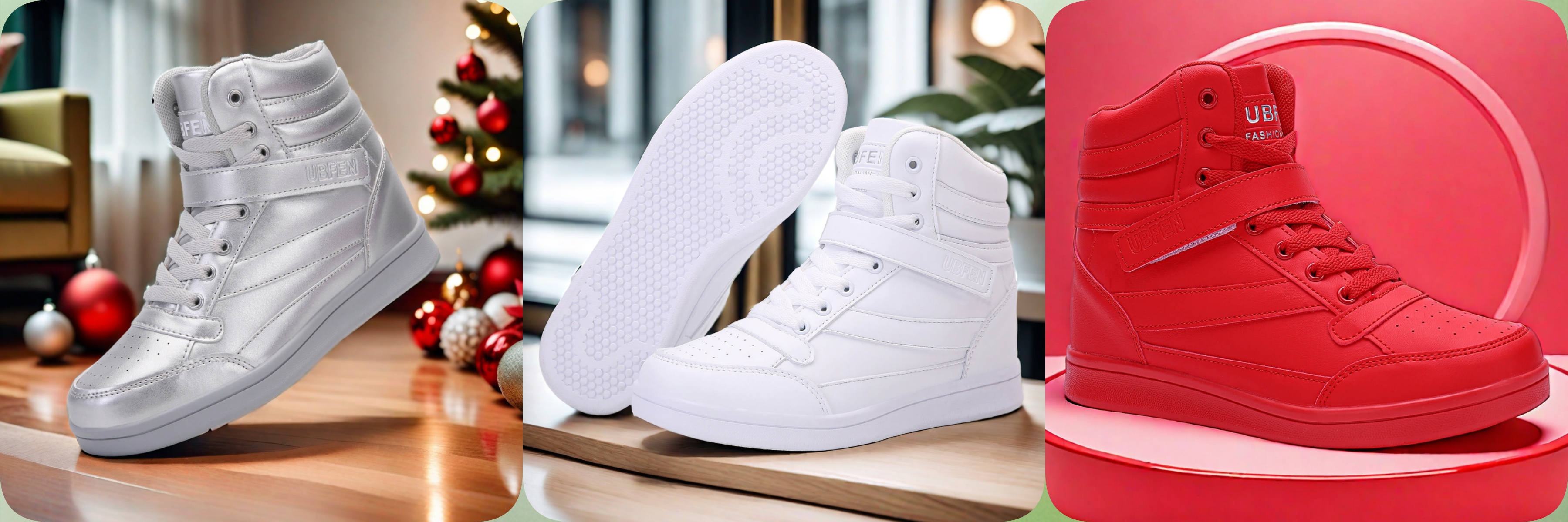 Vibrant Color Women's Retro 80s High Top Sneakers