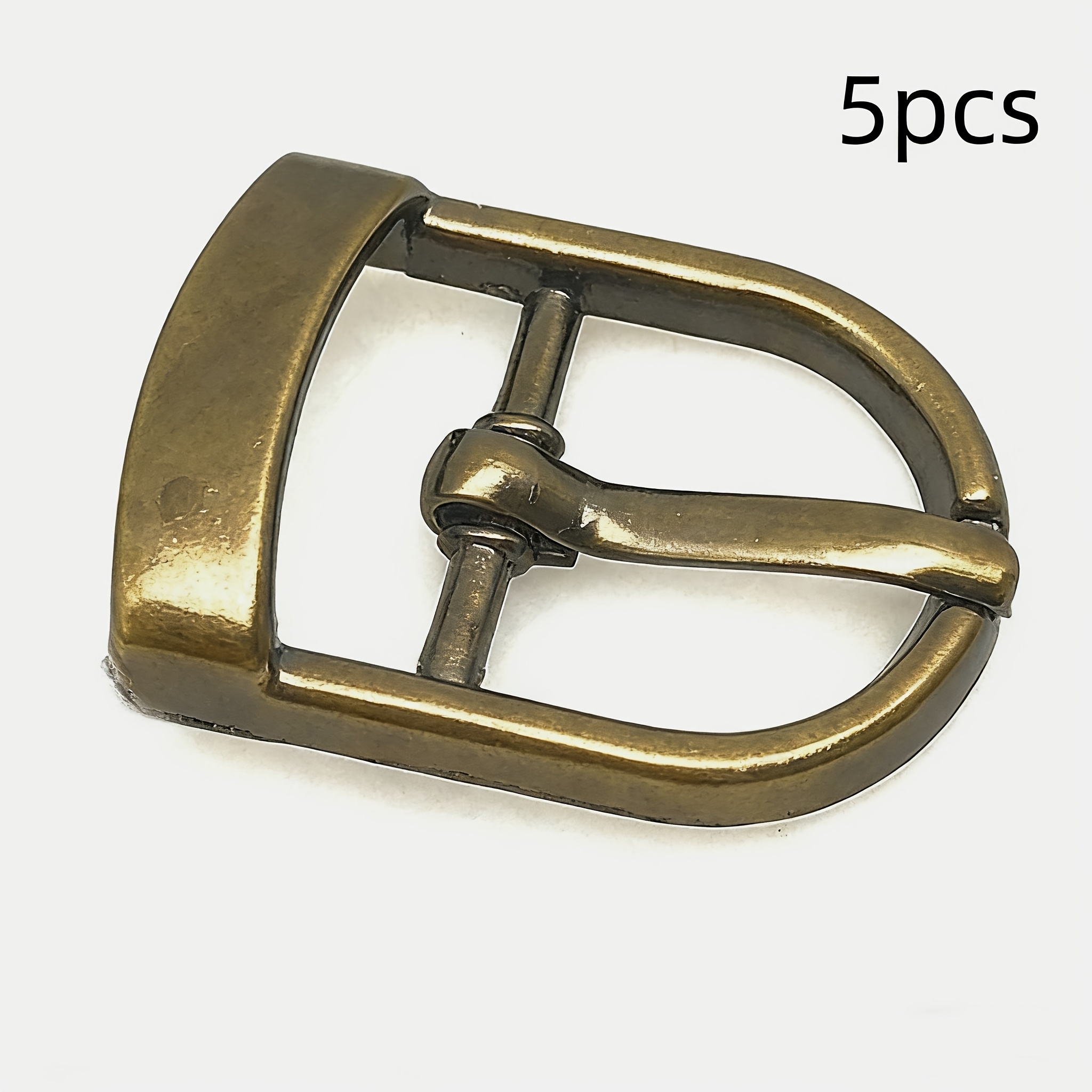 TEMU 5pcs 20mm Metal Buckles For Bag Strap Webbing Belt Pin Buckle Shoes Handbag Adjuster Clasps Diy Accessoriesy