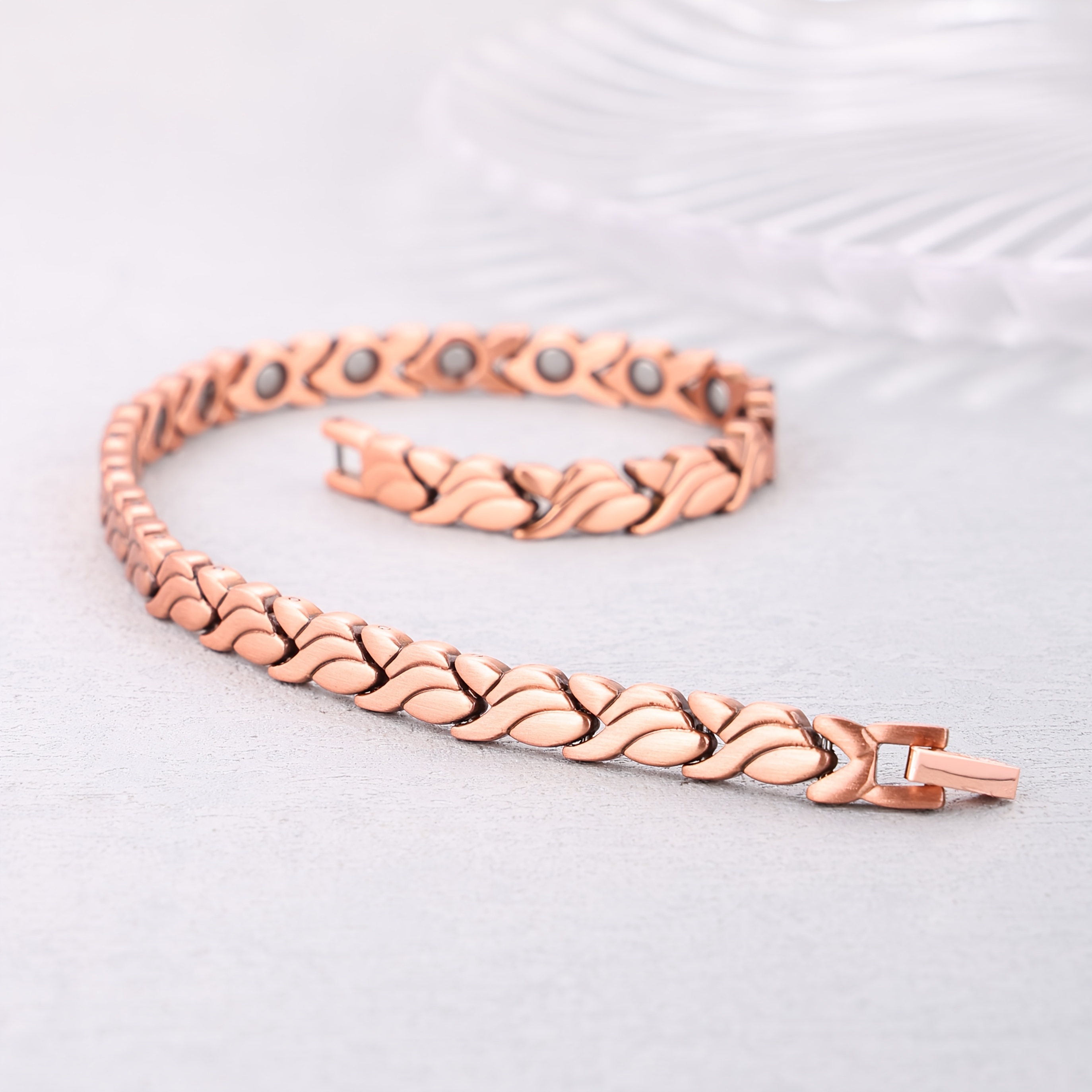 Women's Adjustable Copper Magnetic Bracelet, Daily Wear Gift
