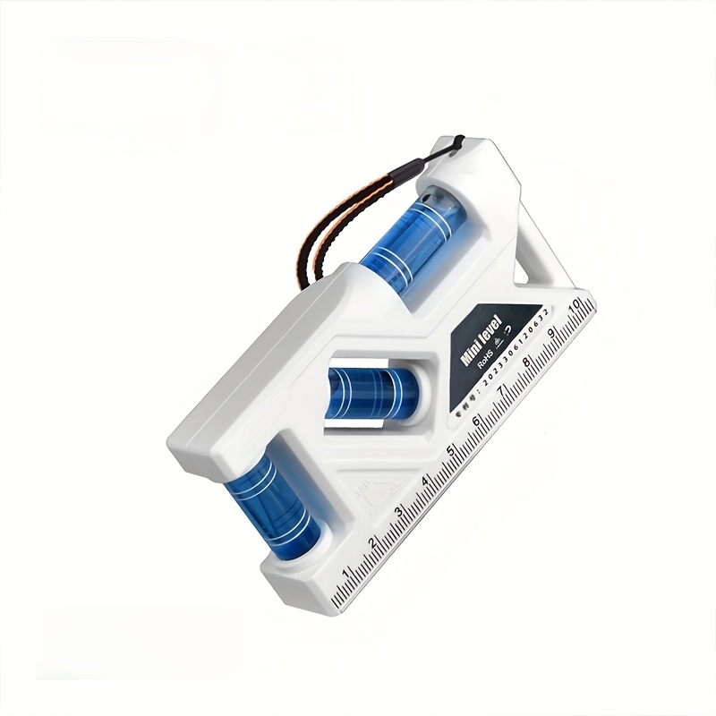 TEMU 1 Portable Magnetic Level, A High-precision Mini Level Essential For , Pocket-sized Magnetic Level, Mini Magnetic Base, 3 Bubble Level