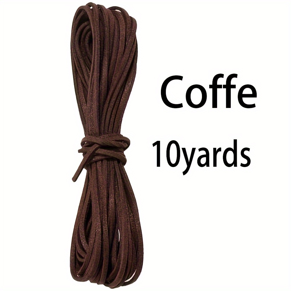 Image of 2.6mm Suede Cord Faux Leather Cord String Rope Thread For Bracelet Necklace Beading Jewelry Crafts (5 Colors)