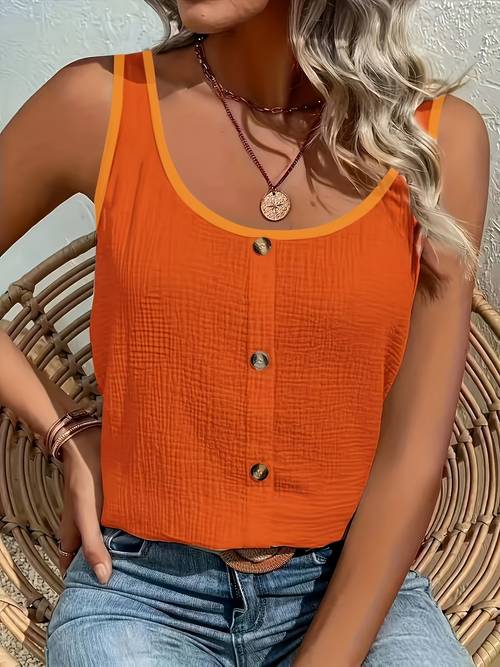 elastic texture simple versatile vest
