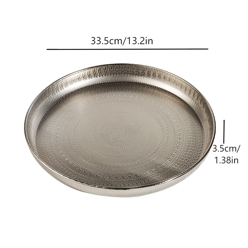 rond 13.2 métallique doré argenté noir - Temu France