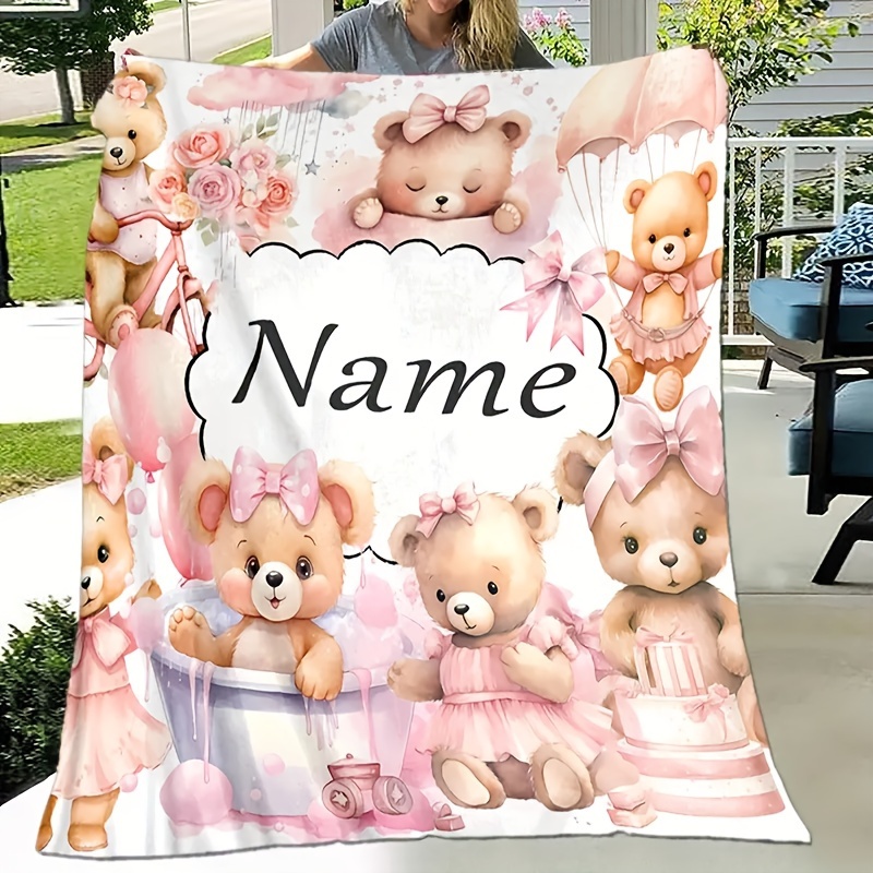 

Personalized Blanket, For Adults, , , - , Multipurpose Decorative Blanket For Bed, Sofa, Pet-