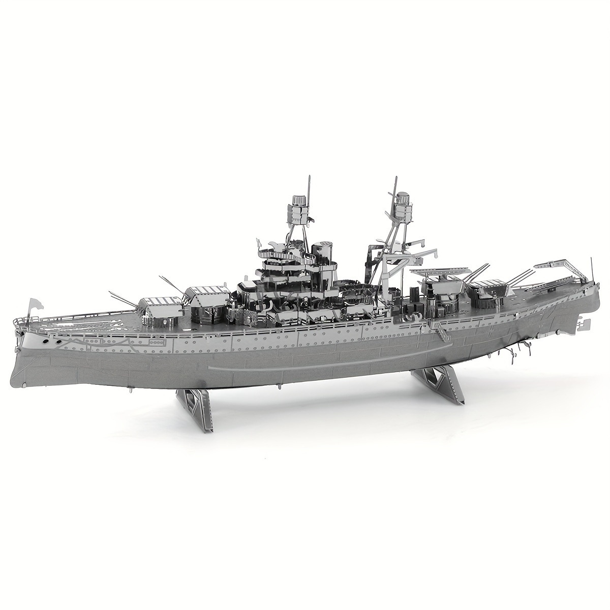 

3d Three-dimensional Glue-free Assembly Model Diy Three-dimensional Metal Puzzle, Warship, Boat Model, Desktop Decoration, Christmas Gift, Birthday Gift