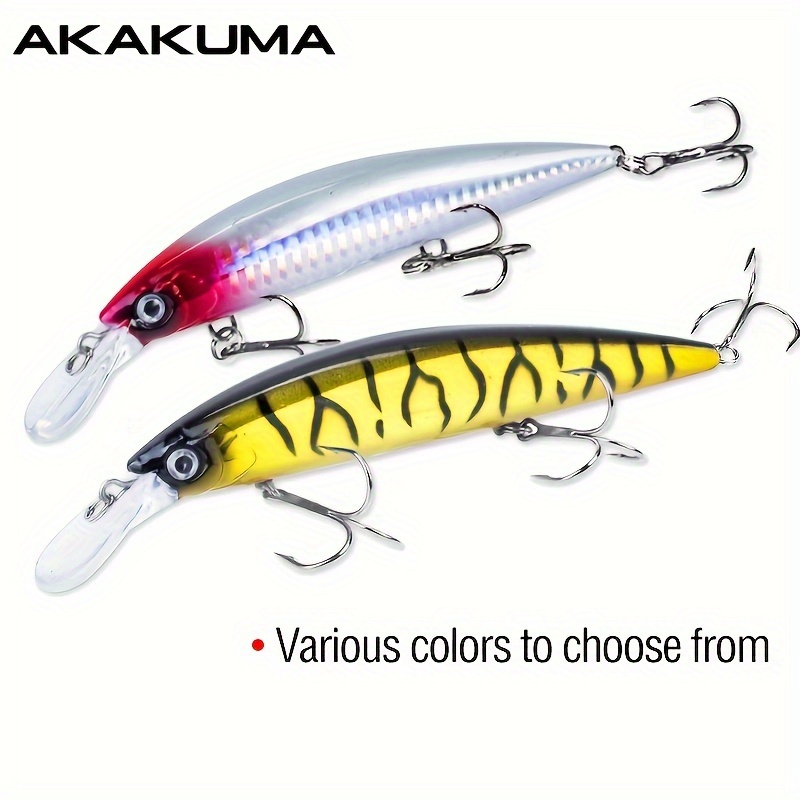 6個セット ロングキャストミノー釣りルアー 13cm/36g 3dアイ