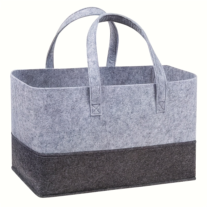 Image of 1pc Elegant Felt Handbag, Storage, Tote Bag, Perfect For Birthday, Office, Beach, And Home, Ideal Gift For Men, Women, Mothers, Teachers, , Bridesmaids