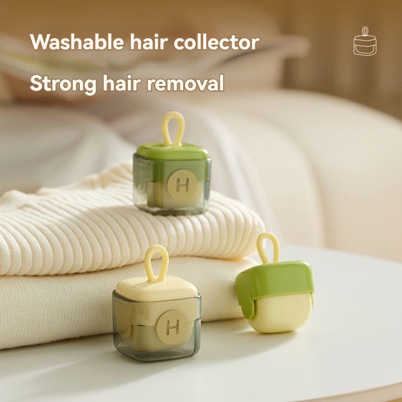 

1pc Washable Hair Remover For Clothes, Square Portable Hair Remover