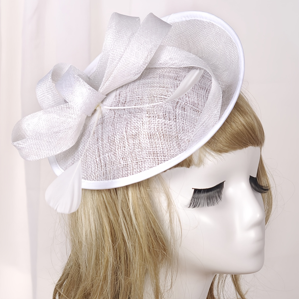 

Fascinator Hat Bow, Bridal , Women' , Textile Featherless For And Shows