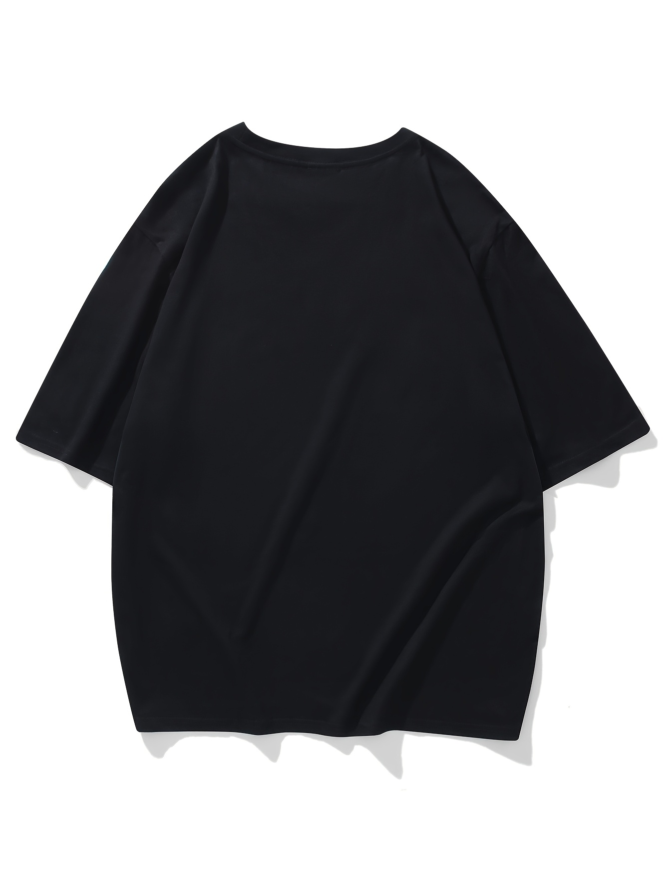 T-shirt homme été en coton coupe ample confortable décontracté_voghion.com