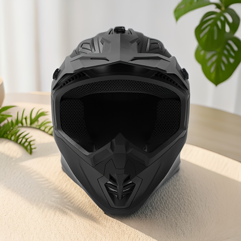 dirt bike   helmet   face motorcycle helmet for teenagers made of abs material silver gray 909