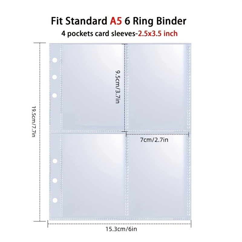 25 pocket card binder Pokemon Celebrations 25th Anniversary Pro Pages are clear on both sides with pre KENDINHF Card Binder 4-Pocket Zipper