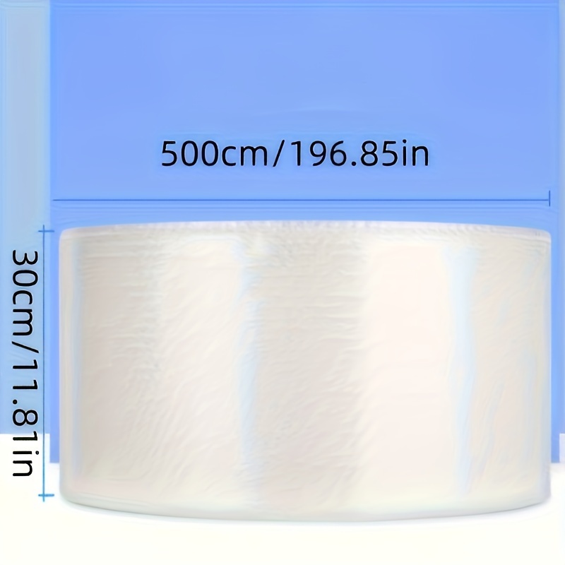 TEMU Extra Thick Shockproof Bubble Film Roll - Transparent Pe Packaging & Shipping Cushion Pad