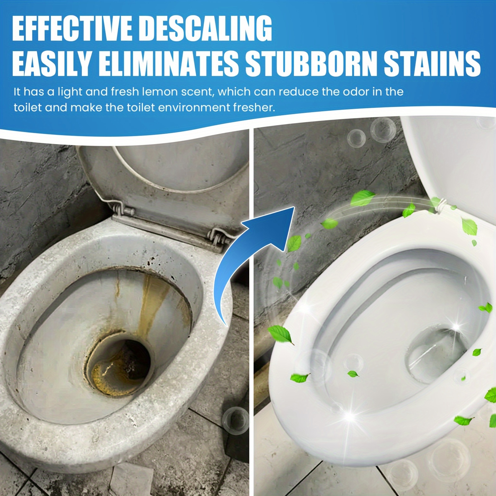 Toilet Bubble Tablets Essential For Removing Urine Scale Limescale Rust And Other Stubborn Dirt