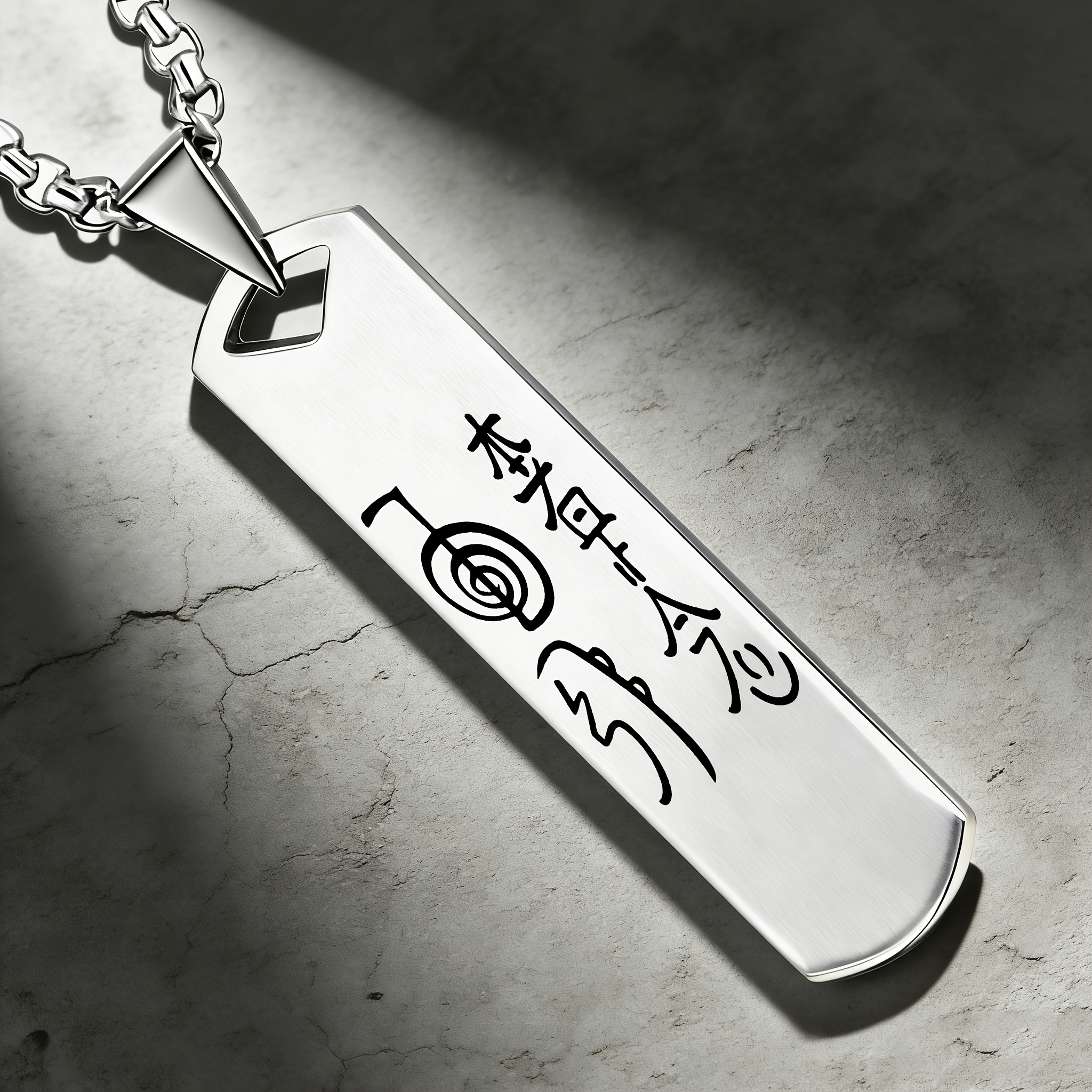TEMU Collana con ciondolo Reiki con Reiki giapponesi, adatta per yoga, meditazione. Si abbina bene con abbigliamento casual e streetwear, mettendo in