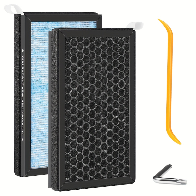 TEMU 2pcs Air Filter With Activated Carbon For For Model 3 For Air Replacement Car Accessories