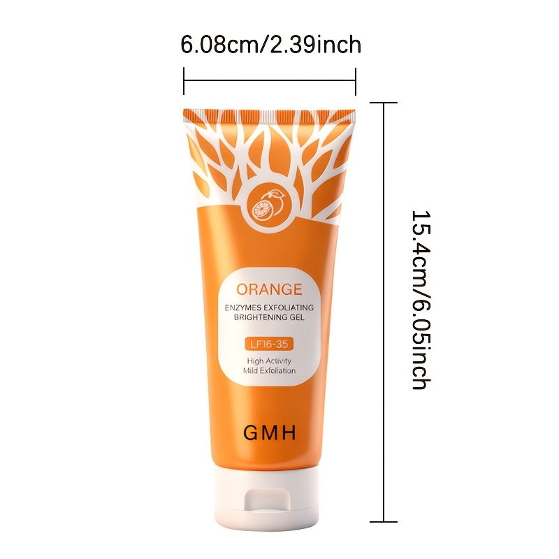 2pcs deep cleansing exfoliating gel orange enzyme vitamin c - Temu