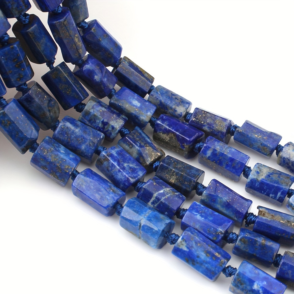 

15pcs 8x11mm Natural Lapis Cylinder Beads - High-quality, Unique Spacer Beads For Making, Fashion Bracelets & Necklaces - 's Gift Idea, Beads For Jewelry Making