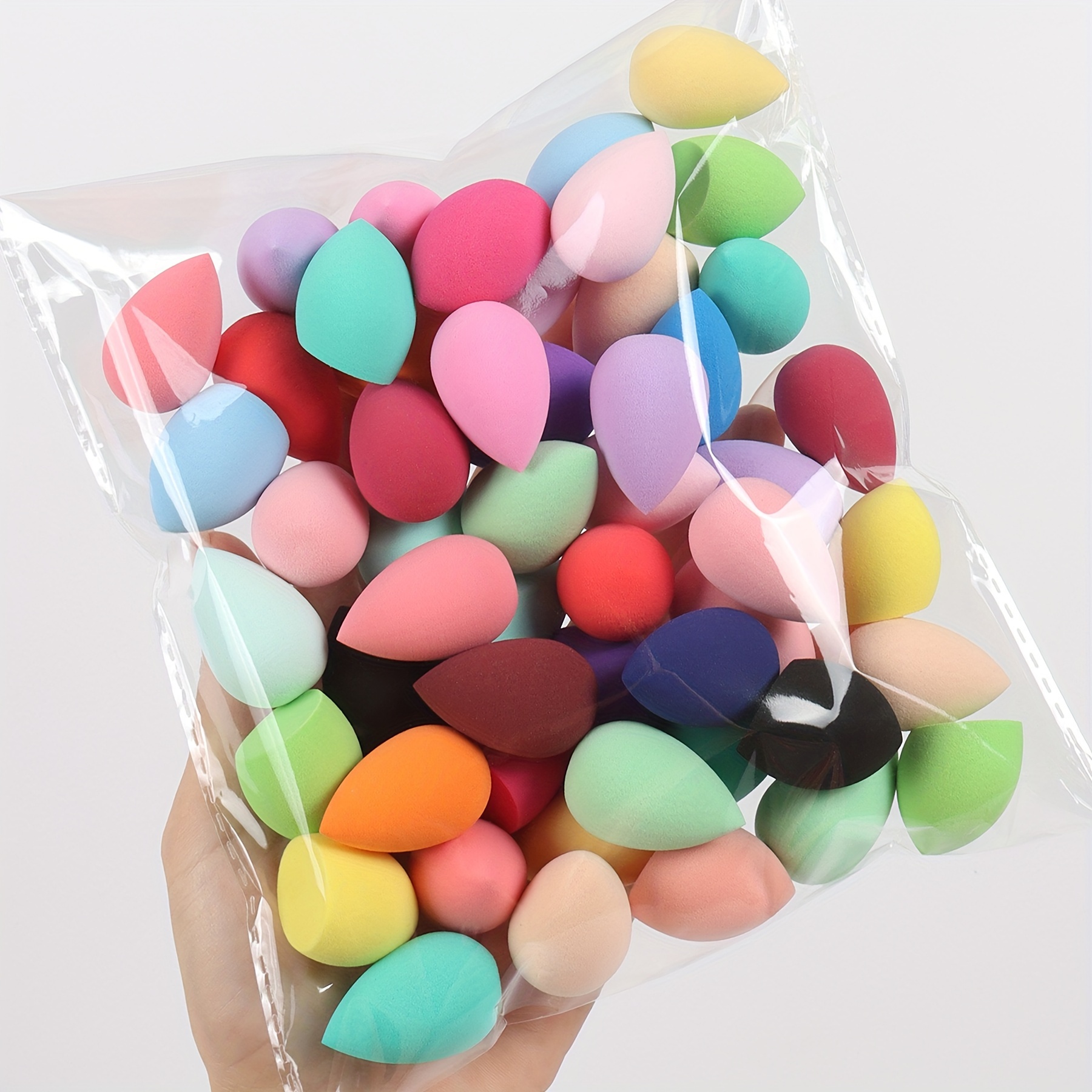 Mini Beauty Blender Sponges Assorted Colors Shapes Multi details 2