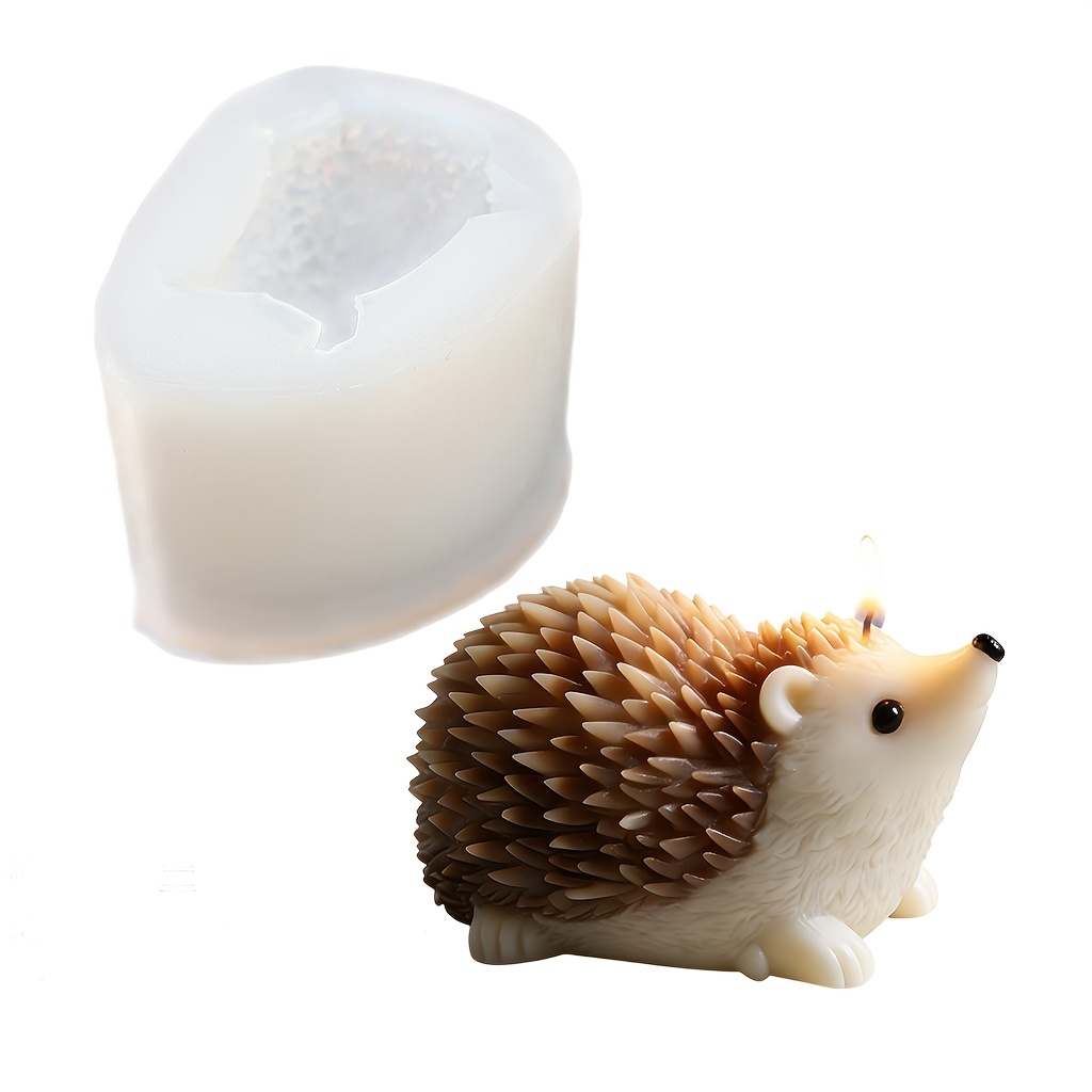 TEMU 【商品名】3D ハリネズミ型 シリコンキャンドルモールド。アロマキャンドル、レジンクラフト、粘土、石膏、エポキシ樹脂、ジュエリー鋳造、レーション、ホリデーギフトに最適です。でティブな、クラフト愛好家に理想的な選択肢です。