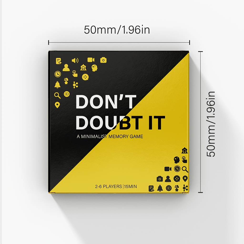 Don't Doubt It: Memory & Deception Board Game