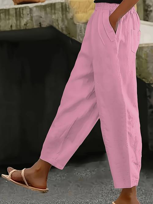 große größen - große größen - elastische hosen mit , einfarbige hosen, lässige -hosen mit , damenmode in großen größen