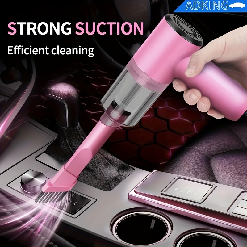 powerful 12v vacuum cleaner with handheld design   for pethair dust and     accessory kit