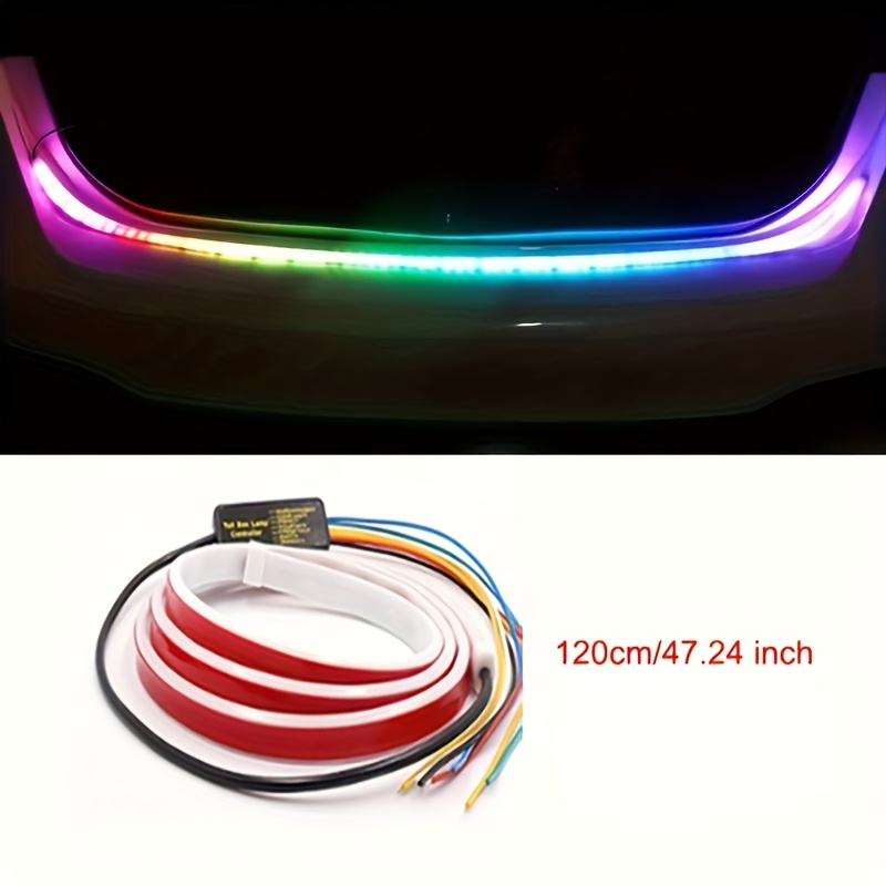 rgb light strip car led 12  led 120cm 150  for cars ambient neon accent lighting hard wired vehicle   compatible with multiple models no battery required Product details 2