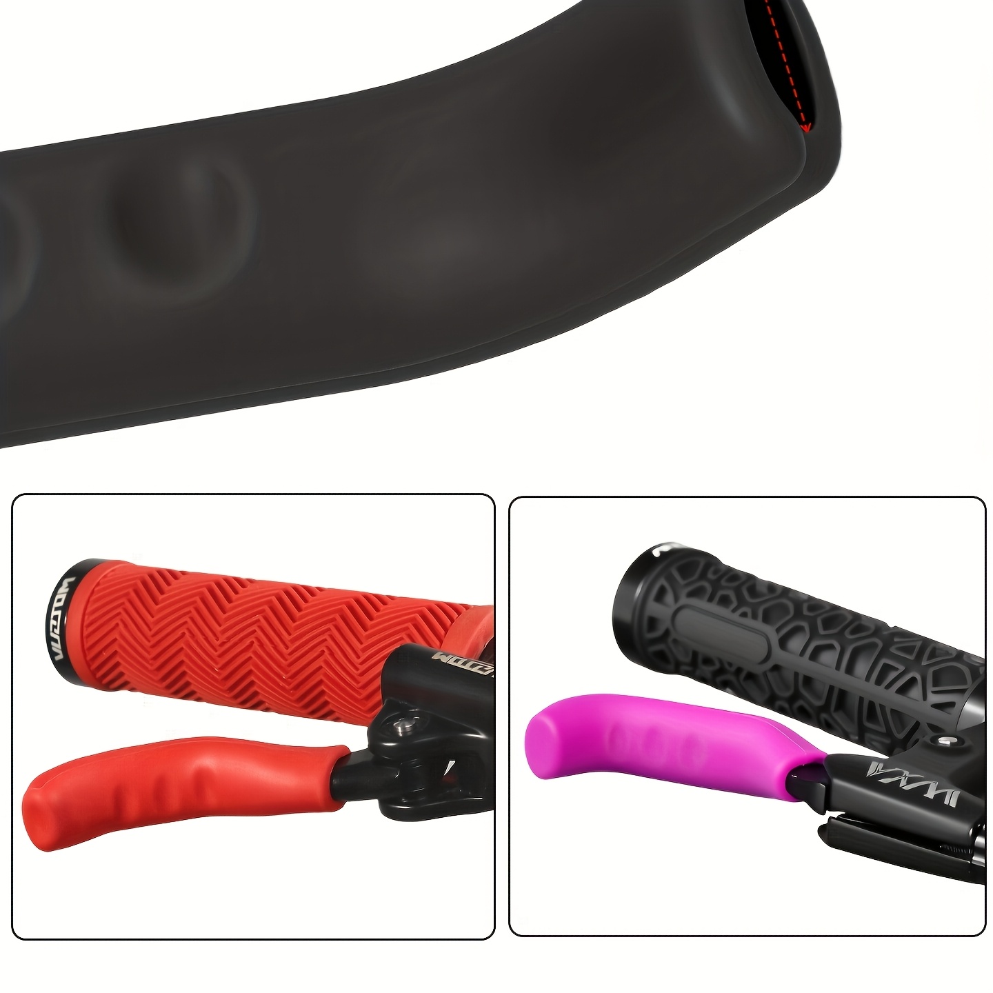 Mânere de frână colorate la modă | Ușoare, antiderapante, rezistente la șocuri, potrivite pentru BMX și trotinete, disponibile în 2 culori