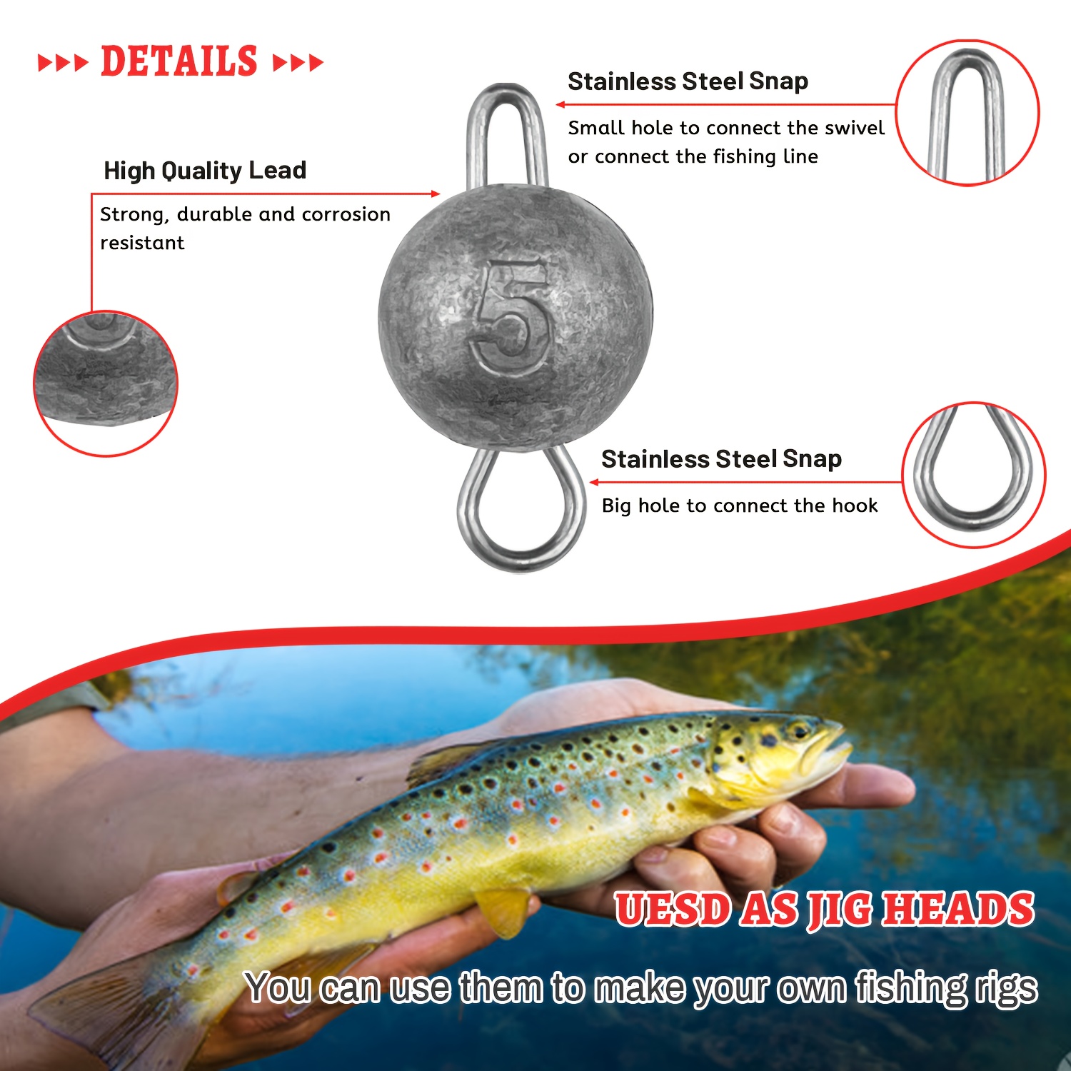 fishing sinkers lead jig head weights numbered Temu Bahrain