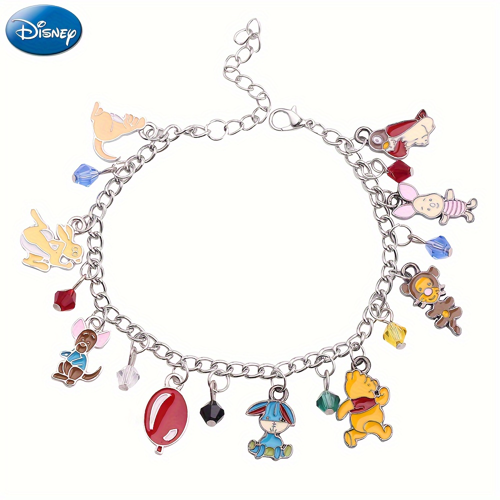

1pc Cartoon Cute Tassel Pendant Link Chain Bracelet Cartoon Adjustable Hand Chain Jewelry For Friends Women Birthday Gift
