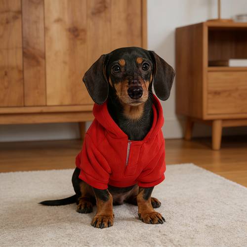 1pc pet clothes 2026 new year hooded sweatshirt dachshund bichon teddy pomeranian clothes clothes apparel festival clothes small and medium dogs chinese new year spring festival
