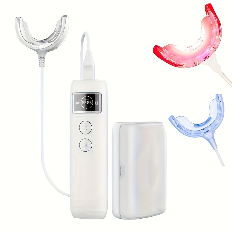 TEMU Portable Dental Power Bank - 660nm & 450nm Gum Laser For Teeth, Plaque Removal, At- Solution, Operation For Gums & Oral