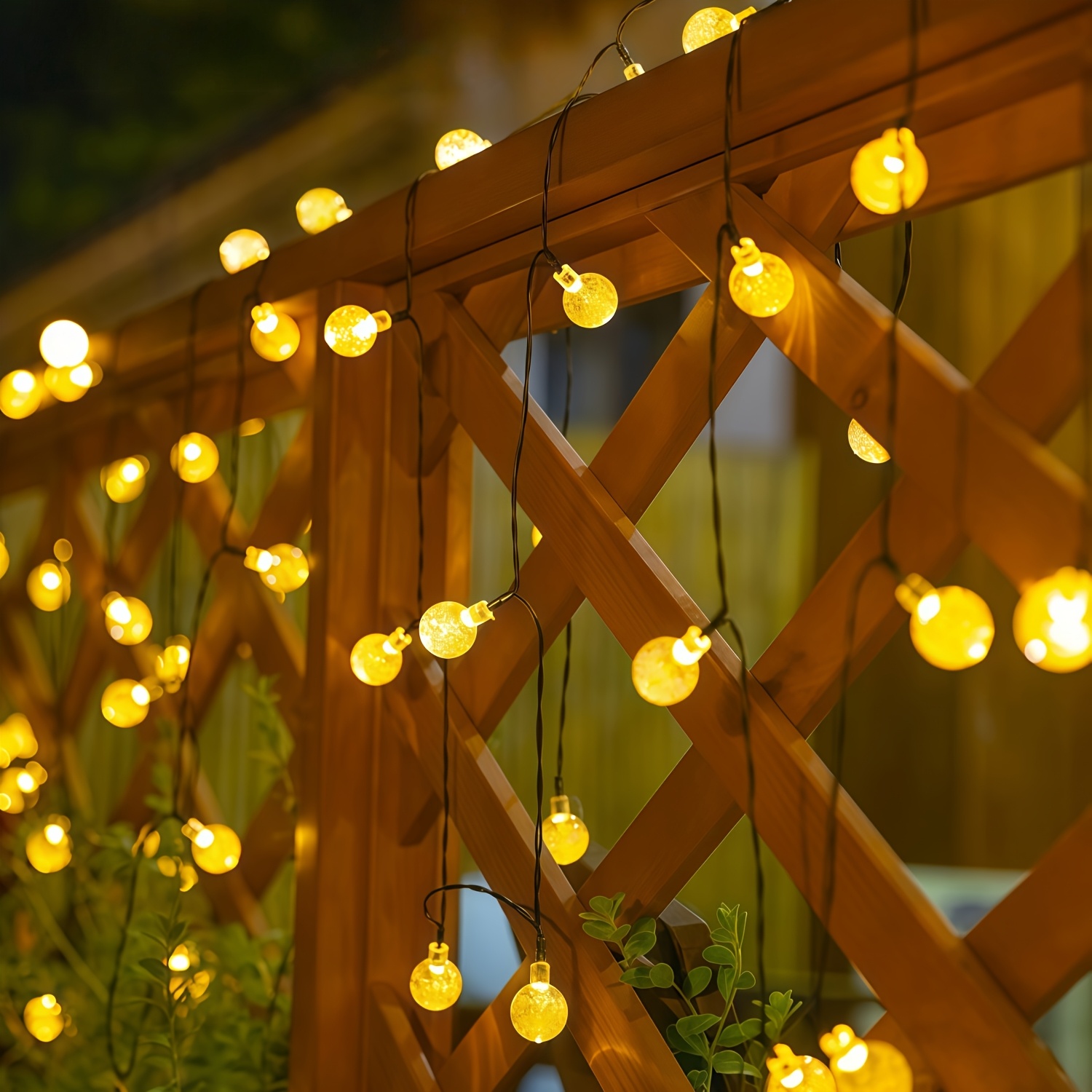 Smart Solar Crystal Lights with 12 Lighting Modes