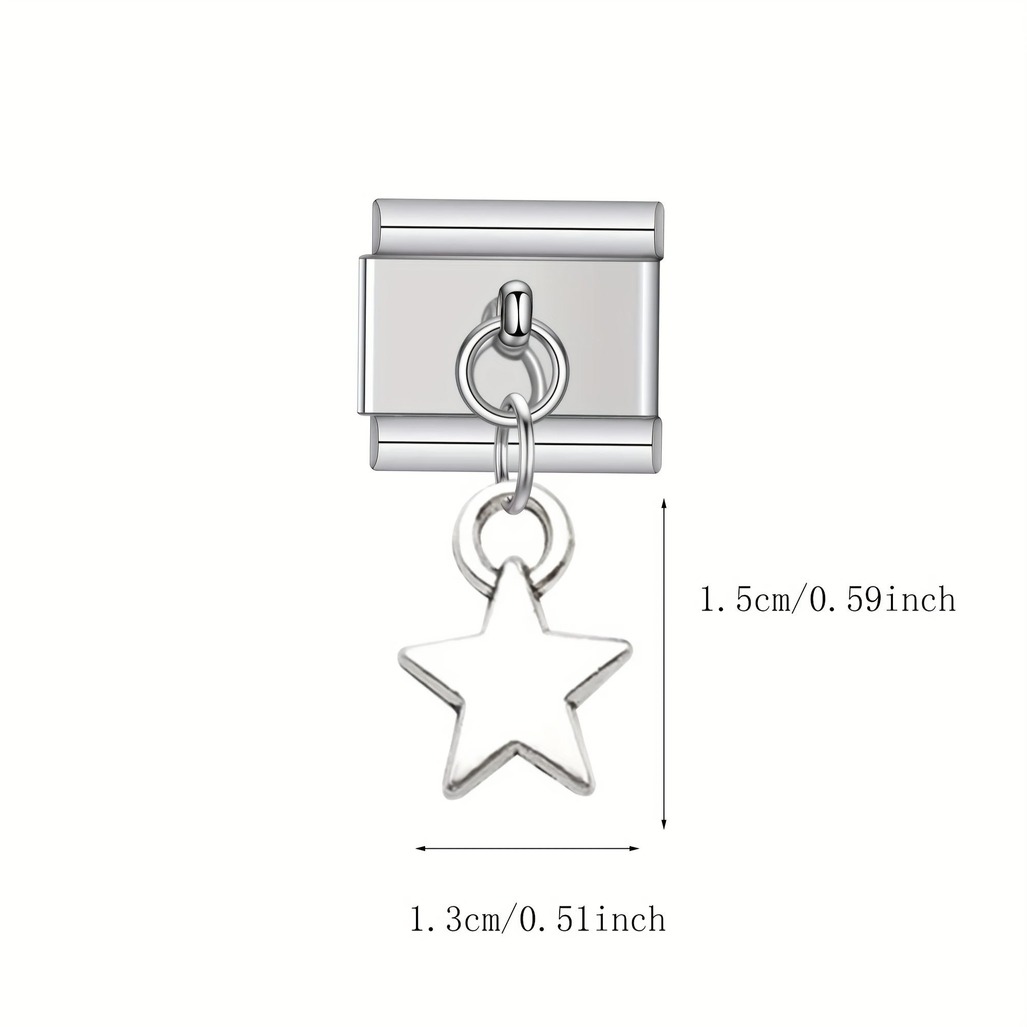 Stars Charm Links Bracelet Fit for 9mm Bracelet DIY