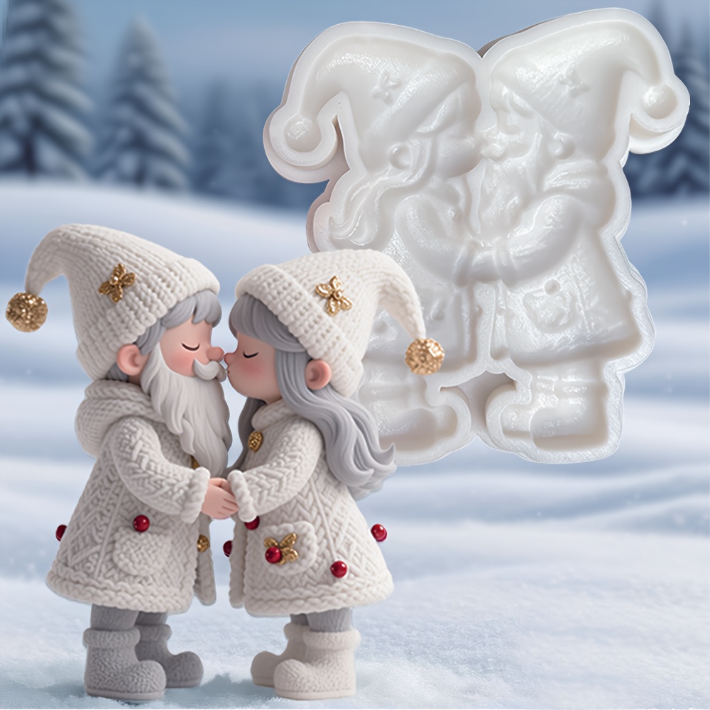 Baking Molds, Christmas Lover Silicone Molds, Chocolate Fondant Cake Decorations, Cookie Molds