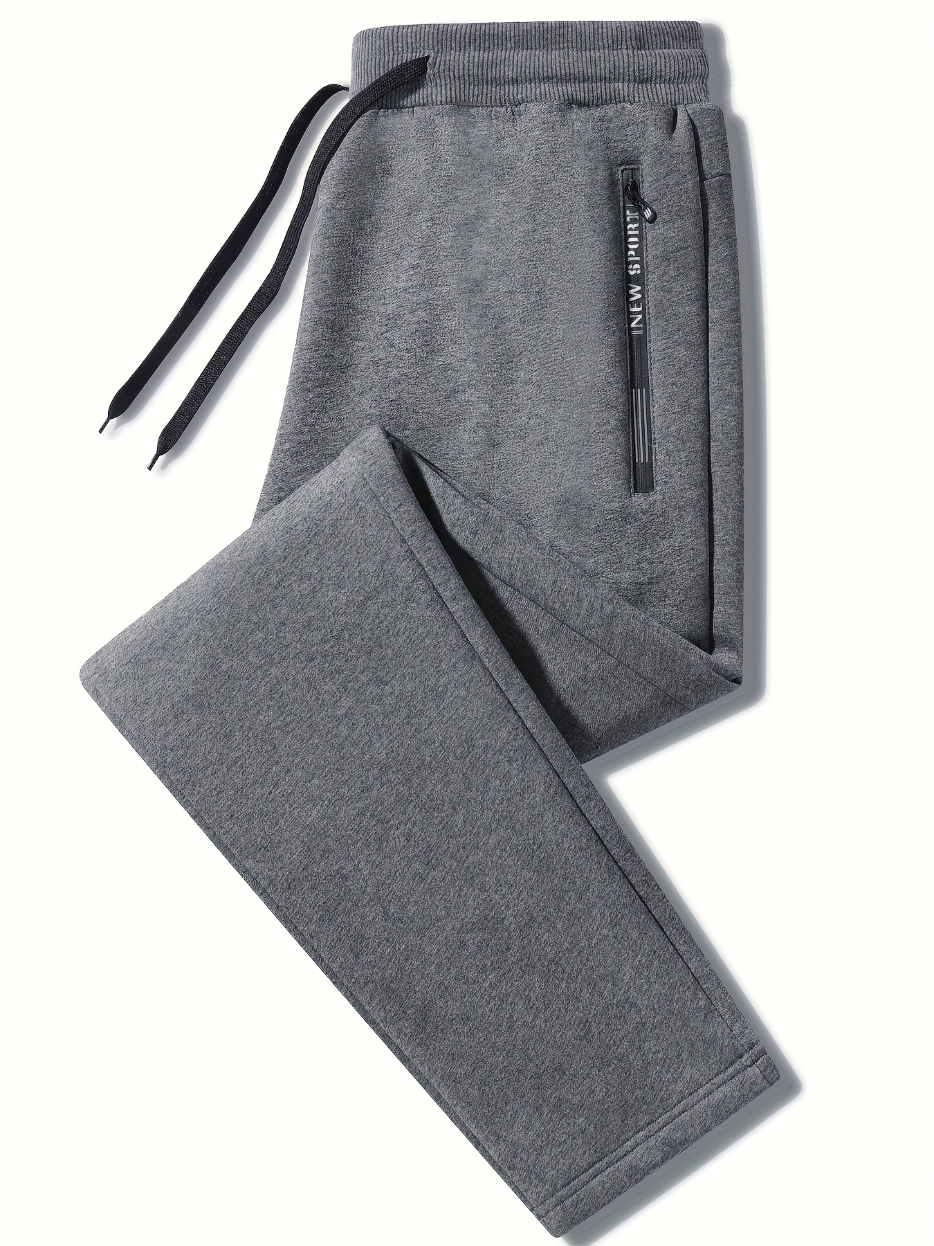 spring and autumn mens casual sports long pants loose and fitted plain square trousers comfortable and versatile fabric suitable for  