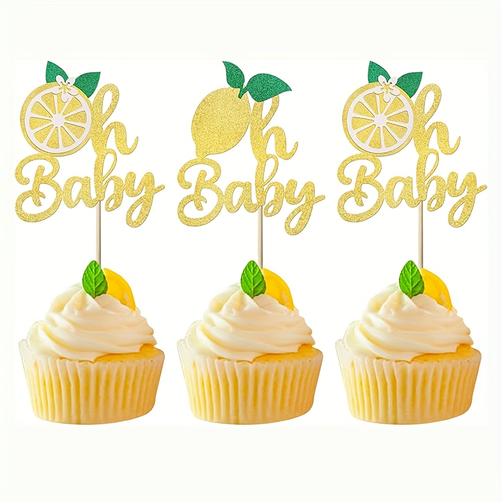 24 Lemon-themed Cake Decoration Additions