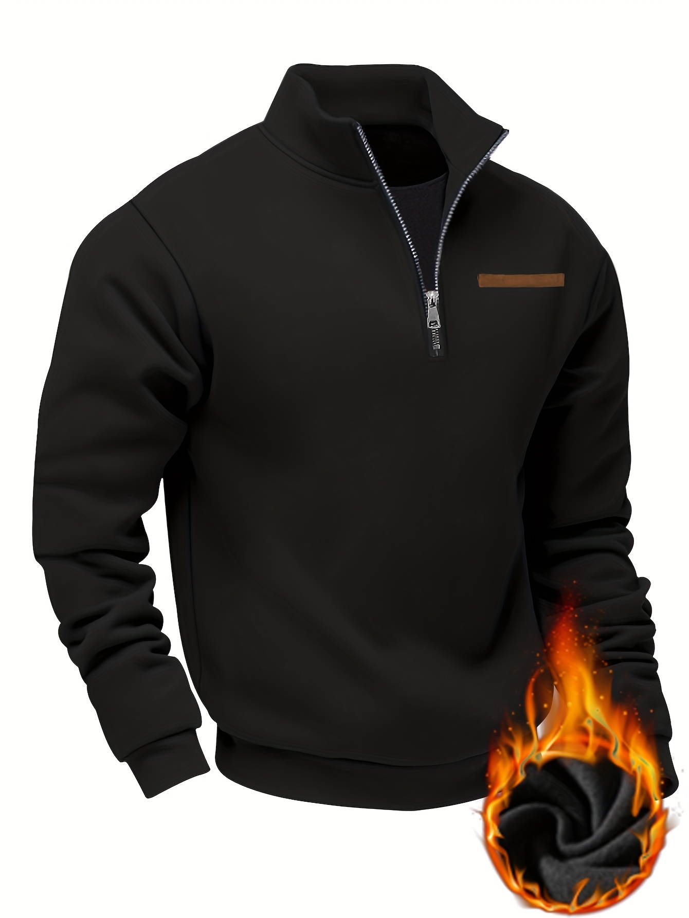 new lined outdoor sports sweatshirt autumn winter fitness sweatshirt mens outdoor hiking sweatshirt