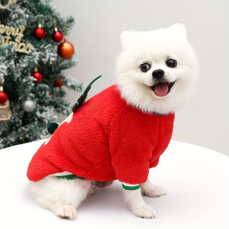 roupas quentes de inverno para animais de estimação, roupas temáticas de   para cães pequenos, com coletes acolchoados para mantê-los aconchegados. Detalhes do produto 4