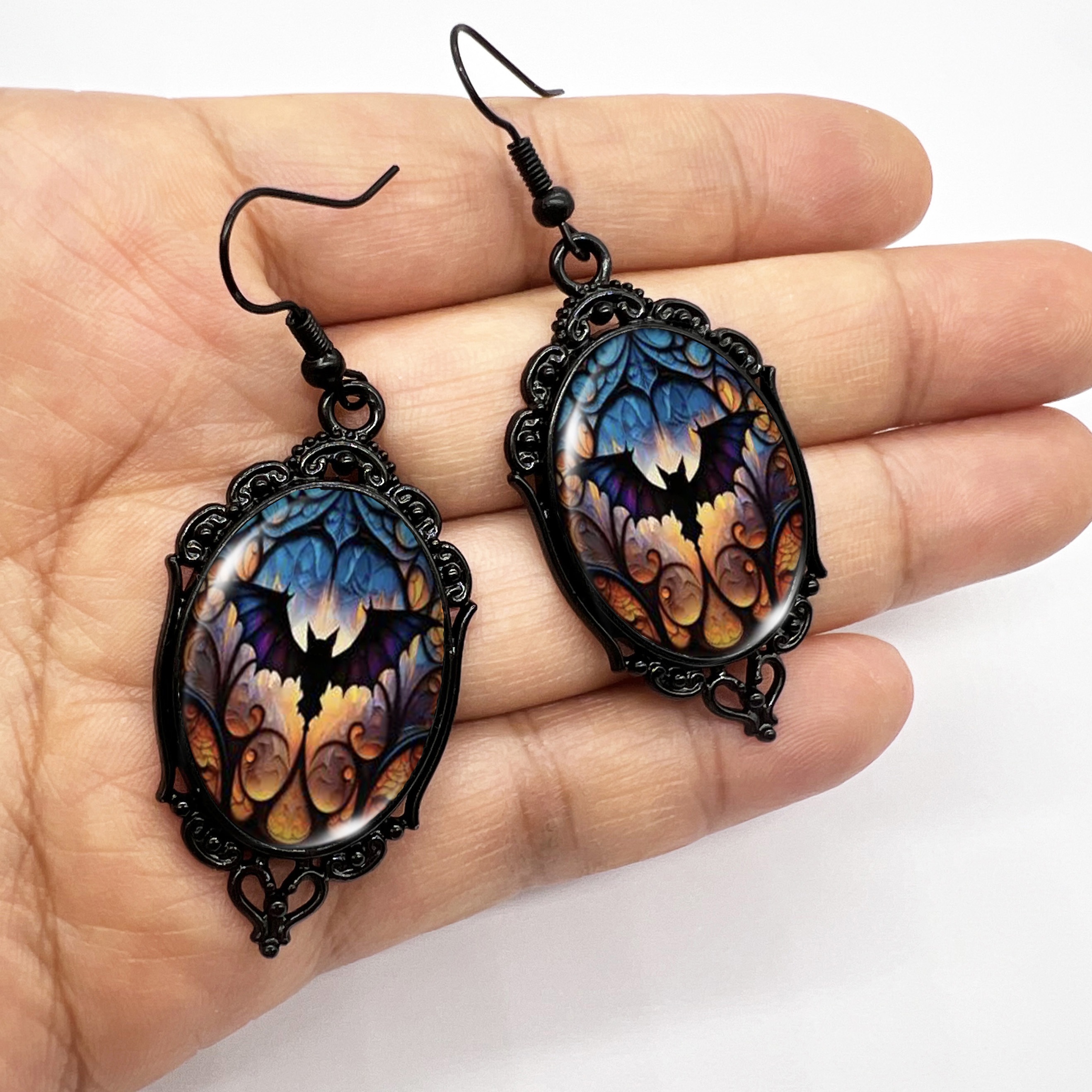 Women's Vintage Gothic Dangle Earrings, Everyday Wear