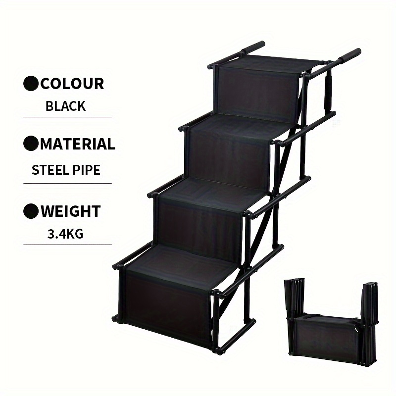 Car Mounted Pet Supplies Dog Climbing Ladder Outdoor Folding Dog Ladder Pet Ladder Car Stairs Pet Dog Steps Stairs
