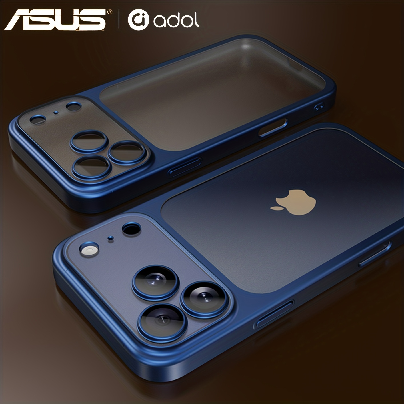 ASUS for Iphone 17/Iphone 17 Pro/Iphone 17 Pro Max Features an Integrated Electroplated Matte Shell That Is Lightweight And Fingerprint-Resistant, Fully Covers The Camera, Has a Matte Texture on The Back, And Comes in a Starry Orange Color.
