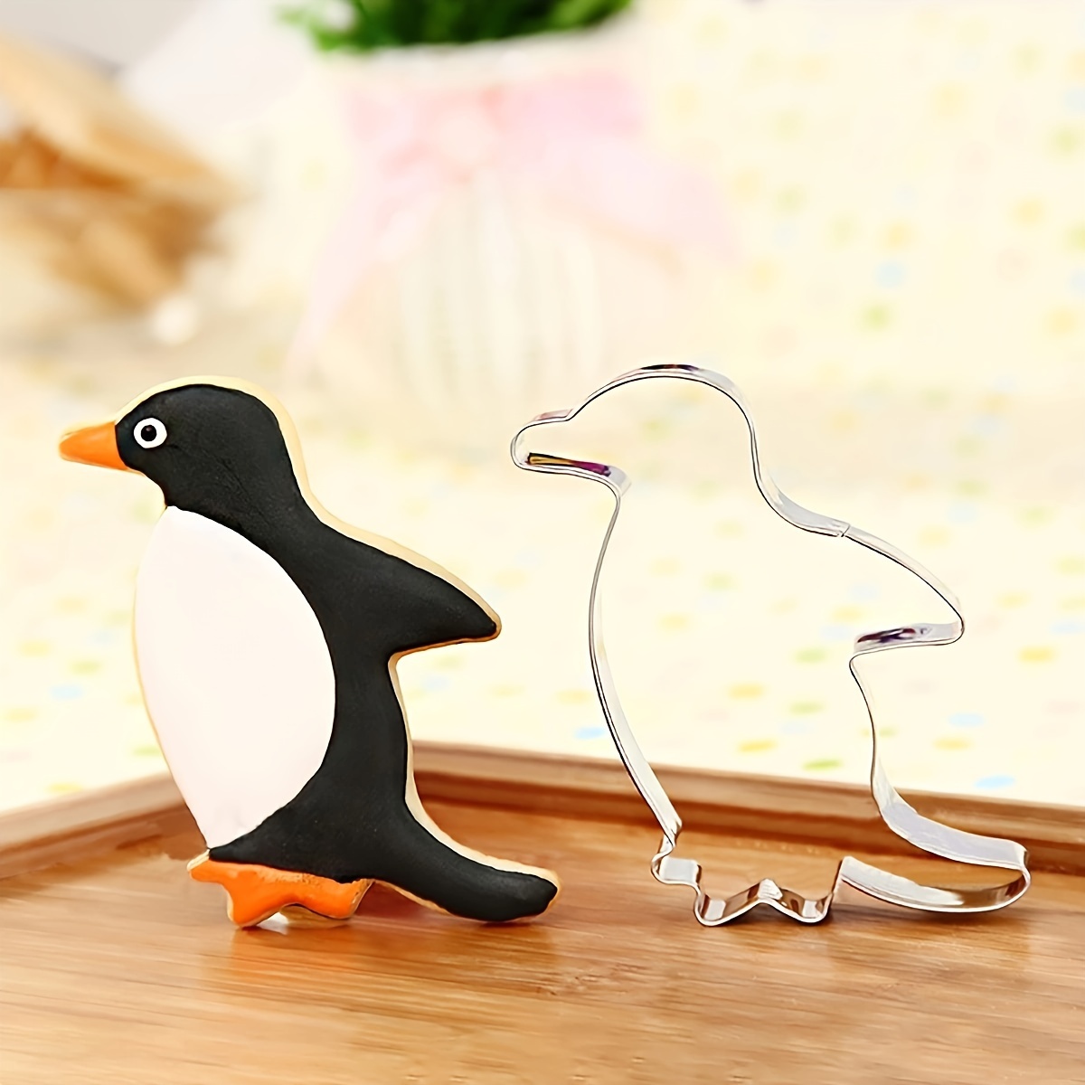 

Festive Animal Penguin Cookie Cutter - Stainless Steel