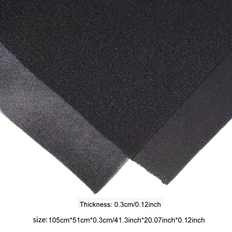 TEMU 105cm/41.3 Inches * 51cm/20.07 Inches Breathable Polyurethane Dust Removal Filter Sponge Mesh Suitable For Speaker, Air Compressor Dustproof,