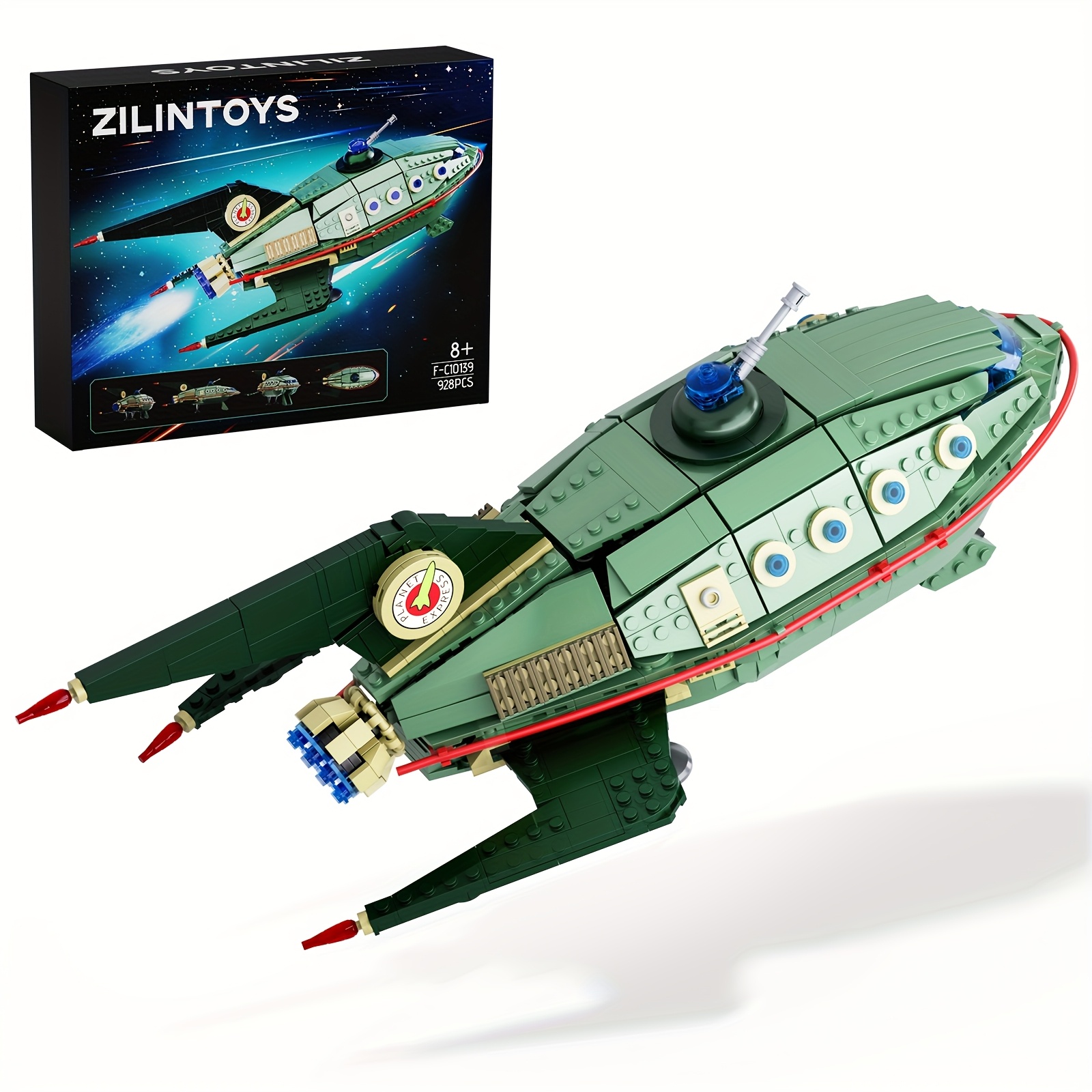 building toy future spaceship building blocks   spaceship building set creative   spaceship building set suitable for boys over 8 years old and animation enthusiasts