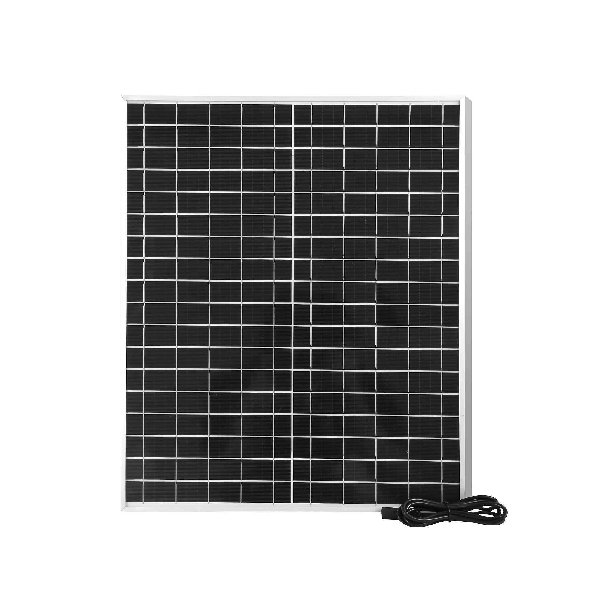 1pc Portable Solar Panel, 12V Photovoltaic Solar Panel, Solar Power Supply System Kit, Household Photovoltaic Power Generation System. Suitable for Universal Charging, Powering Mobile Phones, RVs, Street Lighting, Pet Shelters. Durable Outdoor Solar