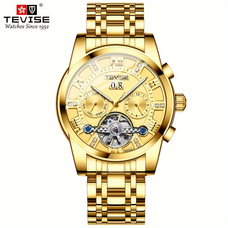 Tevise clearance watch gold